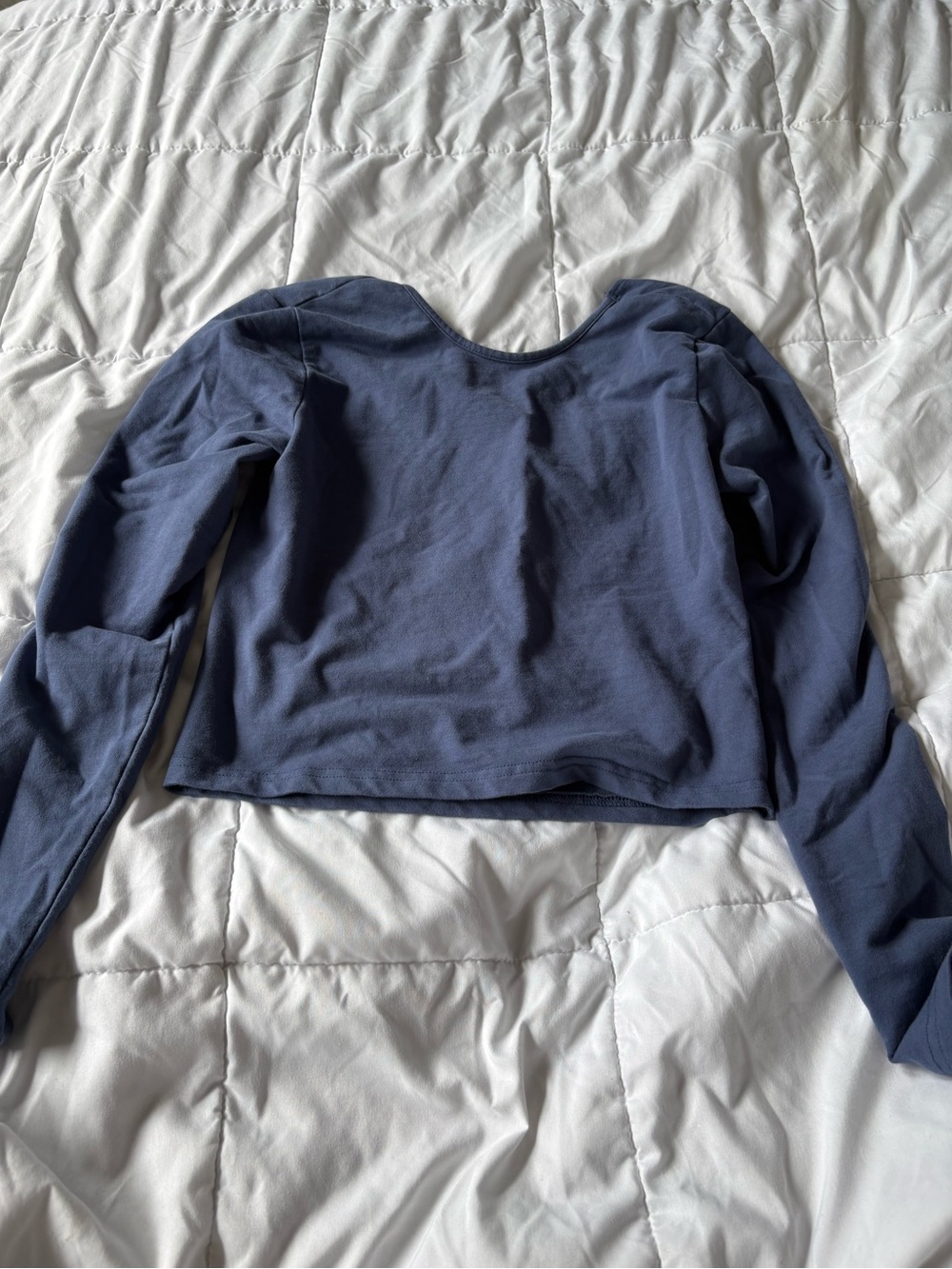 Blue Edikted Open back Longsleeve